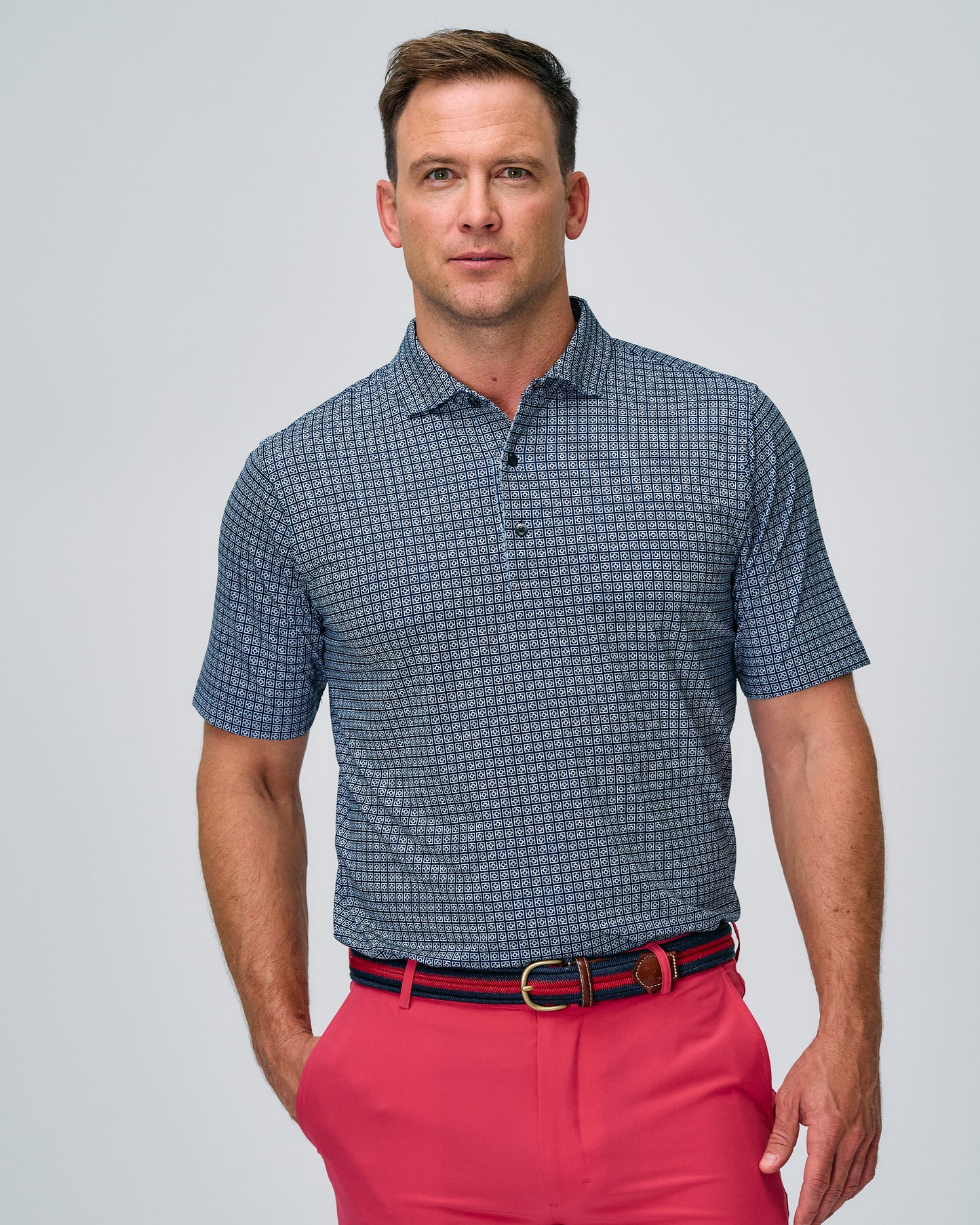 BIXBY PRINT POLO