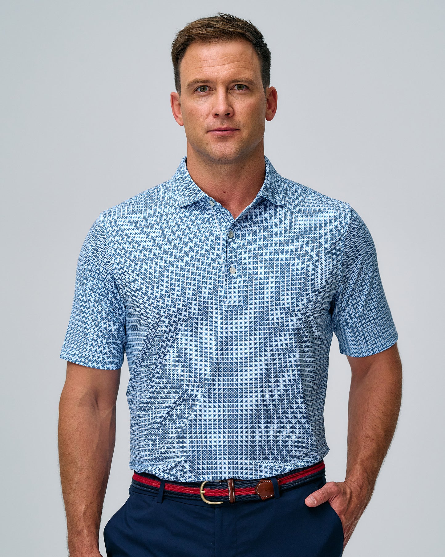 BIXBY PRINT POLO