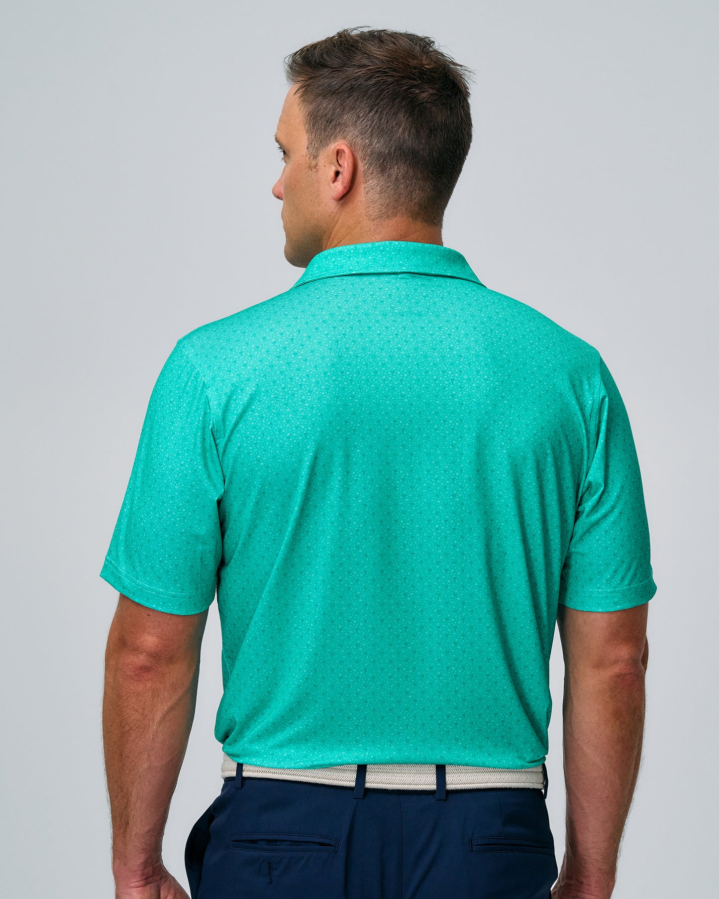 FREMONT PALM PRINT POLO