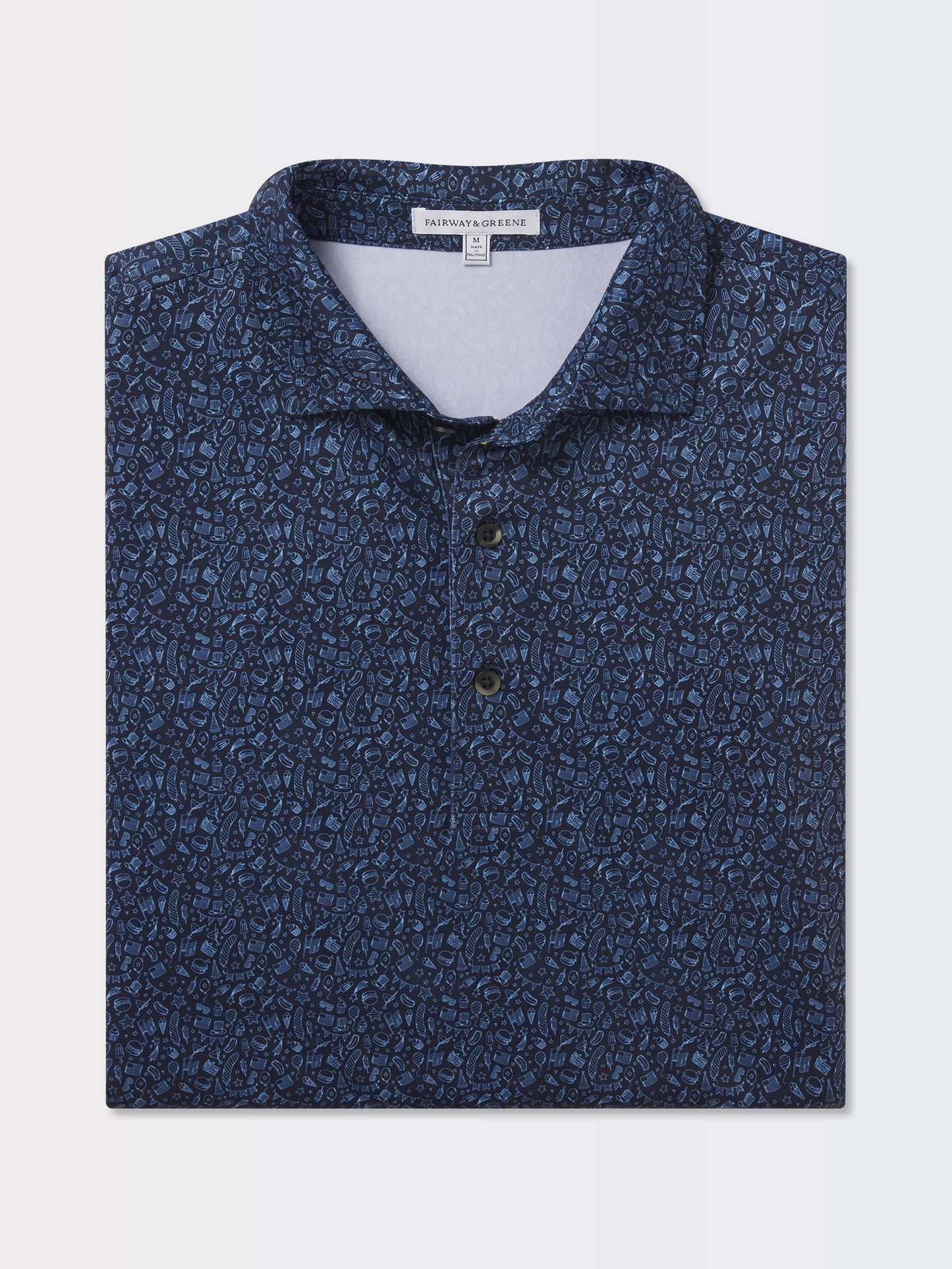 INDEPENDENCE DAY PRINT POLO