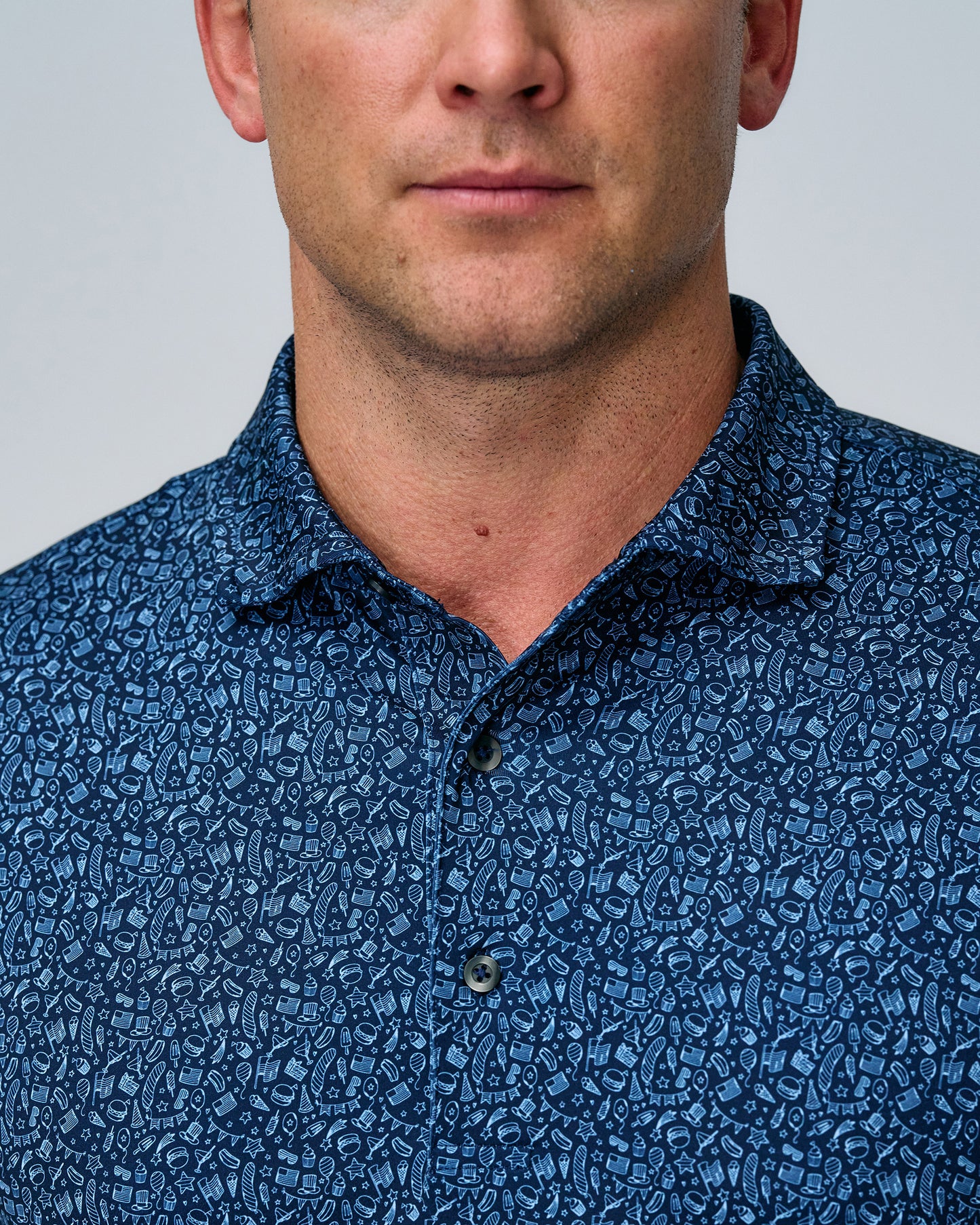 INDEPENDENCE DAY PRINT POLO