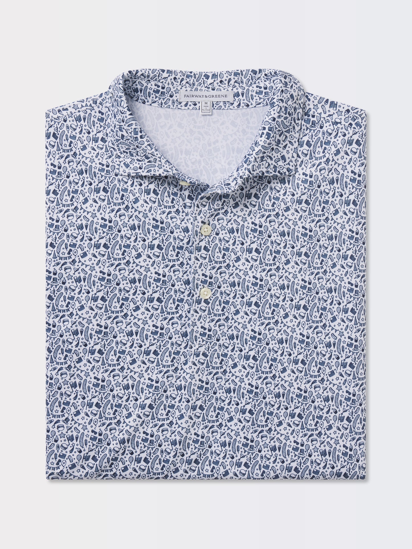 INDEPENDENCE DAY PRINT POLO