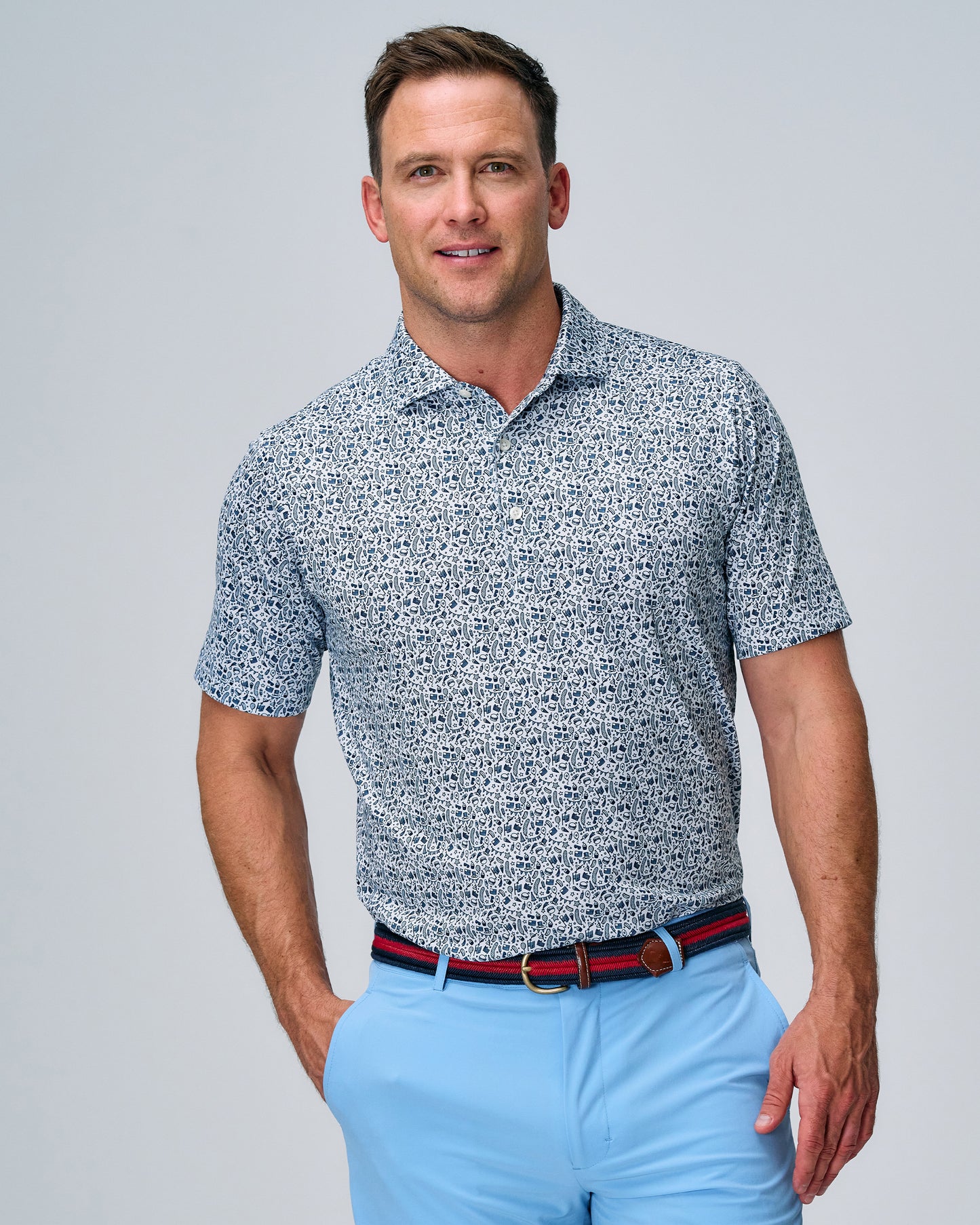 INDEPENDENCE DAY PRINT POLO