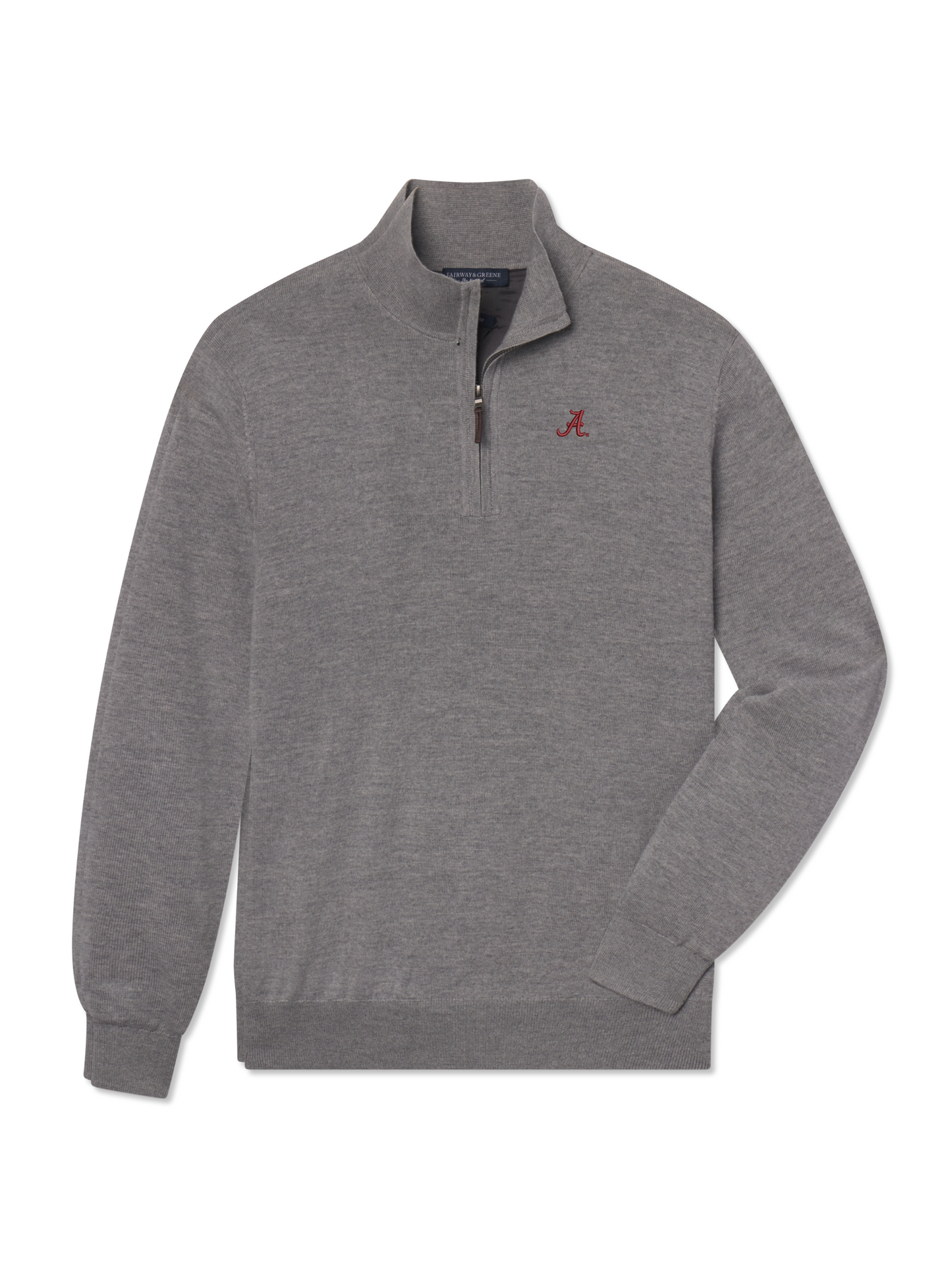 Alabama | Baruffa Merino Quarter Zip Windsweater | Collegiate