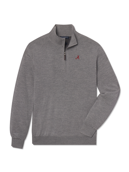 Alabama | Baruffa Merino Quarter Zip Windsweater | Collegiate