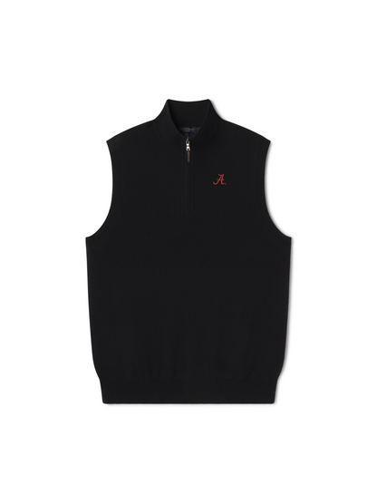 ALABAMA | BARUFFA MERINO 1/4 VEST | COLLEGIATE