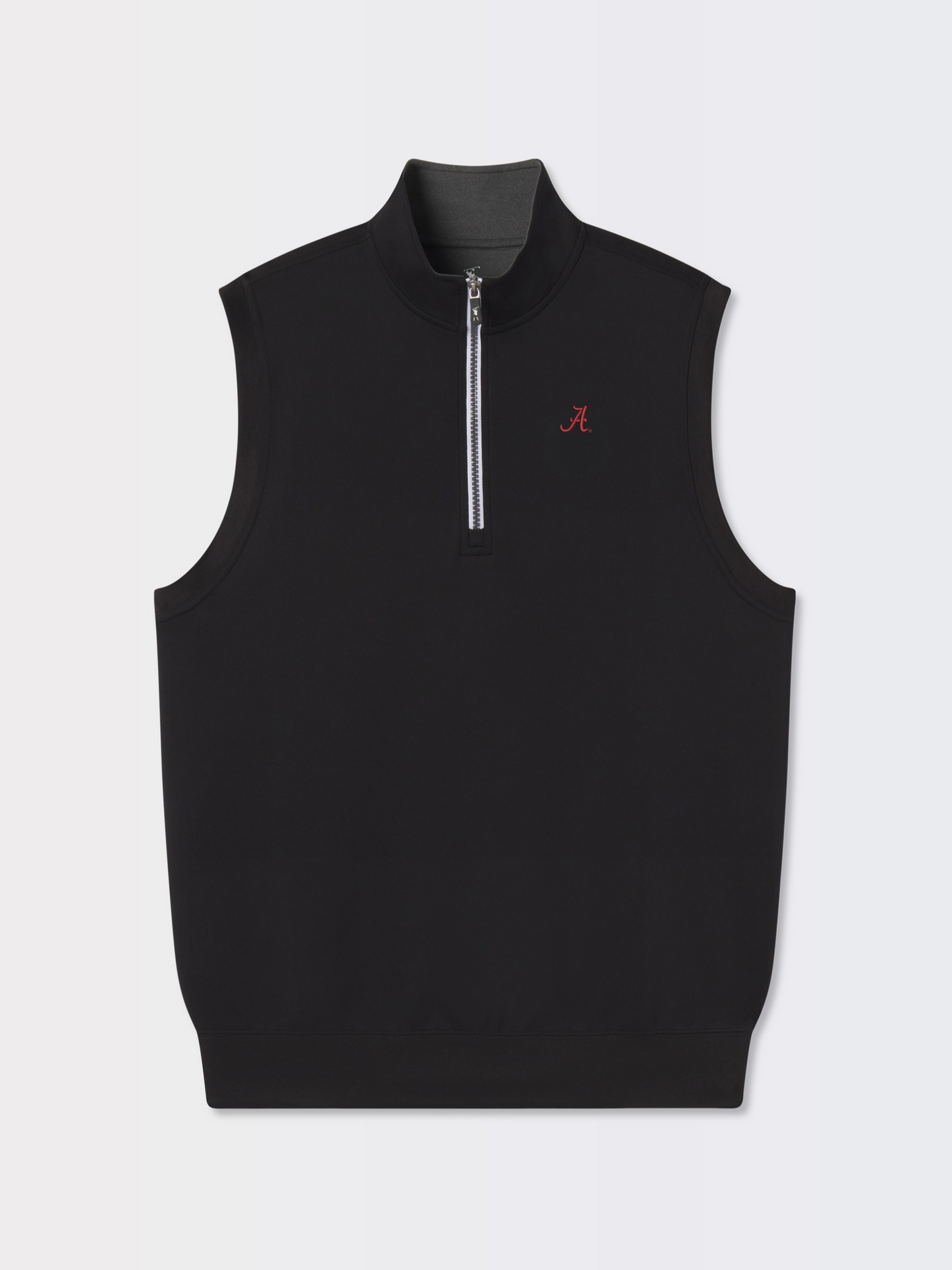 Alabama | Caves Solid Quarter Zip Vest | Collegiate
