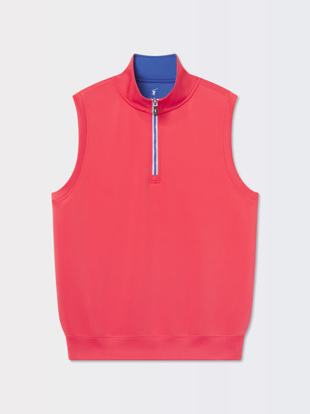 Caves Solid Quarter Zip Vest | Sleek Golf Style by Fairway