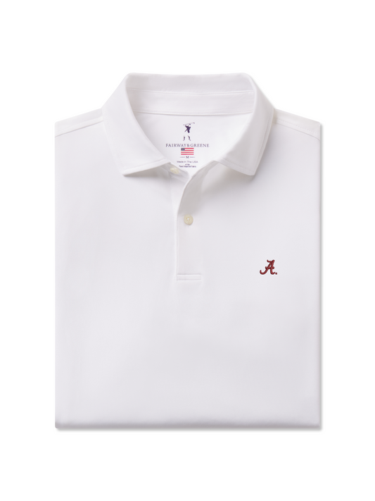 Alabama | USA Tournament Solid Tech Jersey Polo | Collegiate