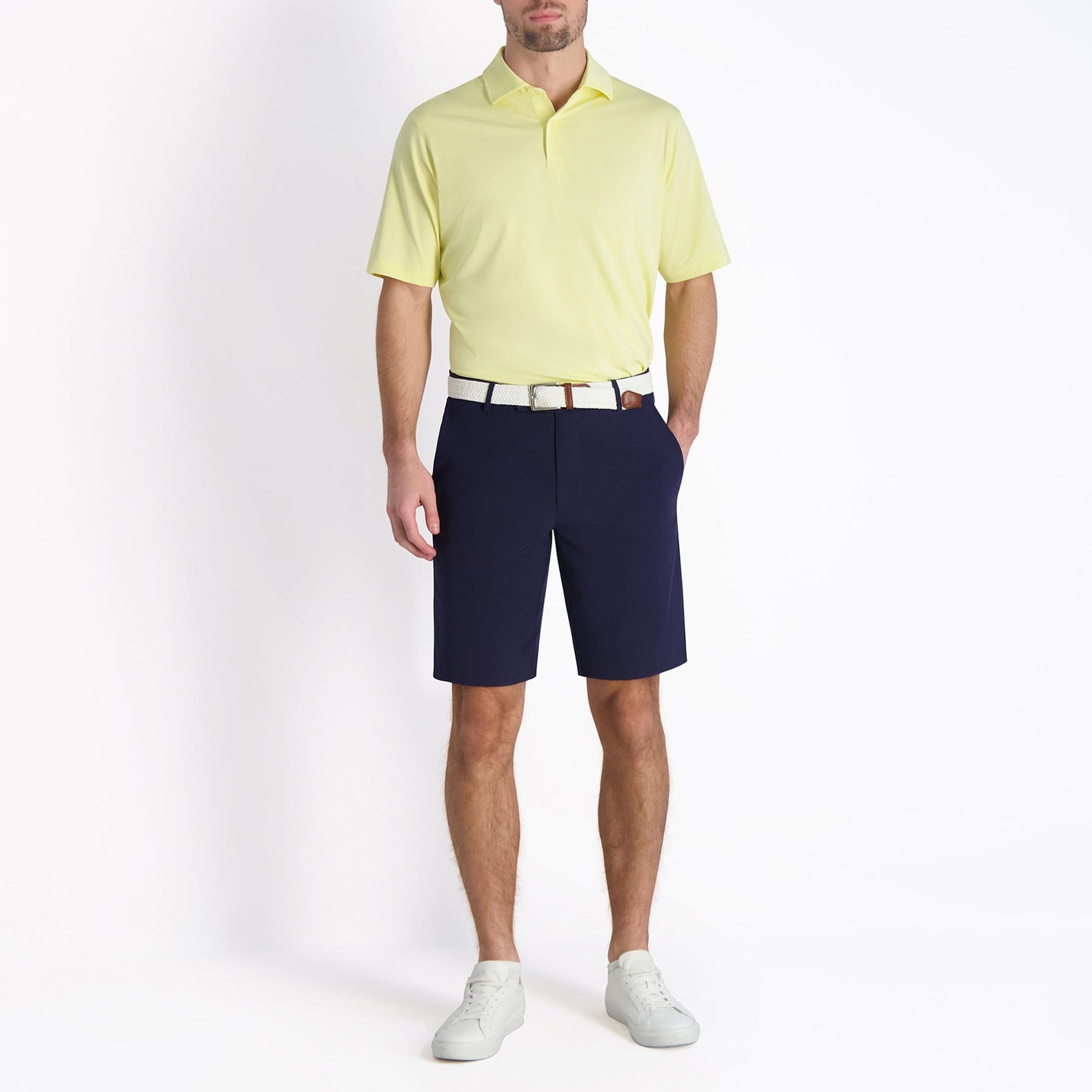 USA Mini Stripe Jersey Polo-Sale - Fairway & Greene