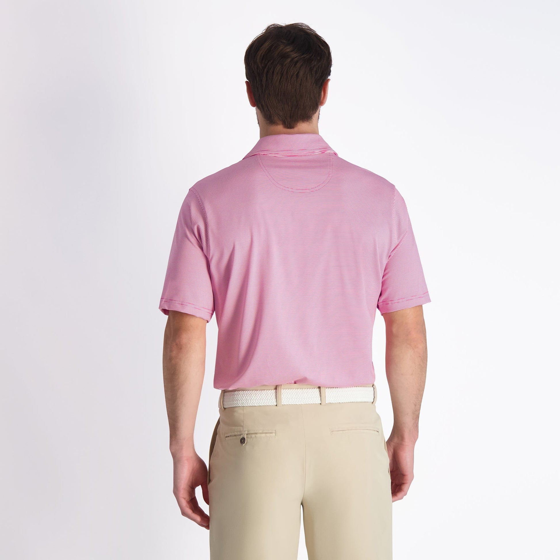 USA Mini Stripe Jersey Polo - Fairway & Greene