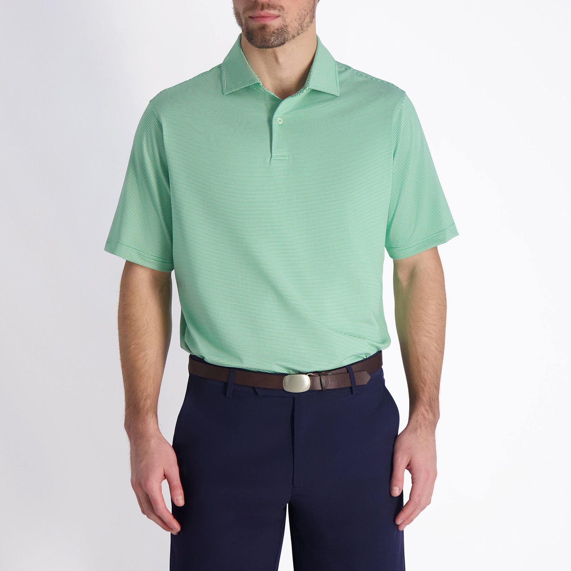 USA Mini Stripe Jersey Polo - Fairway & Greene