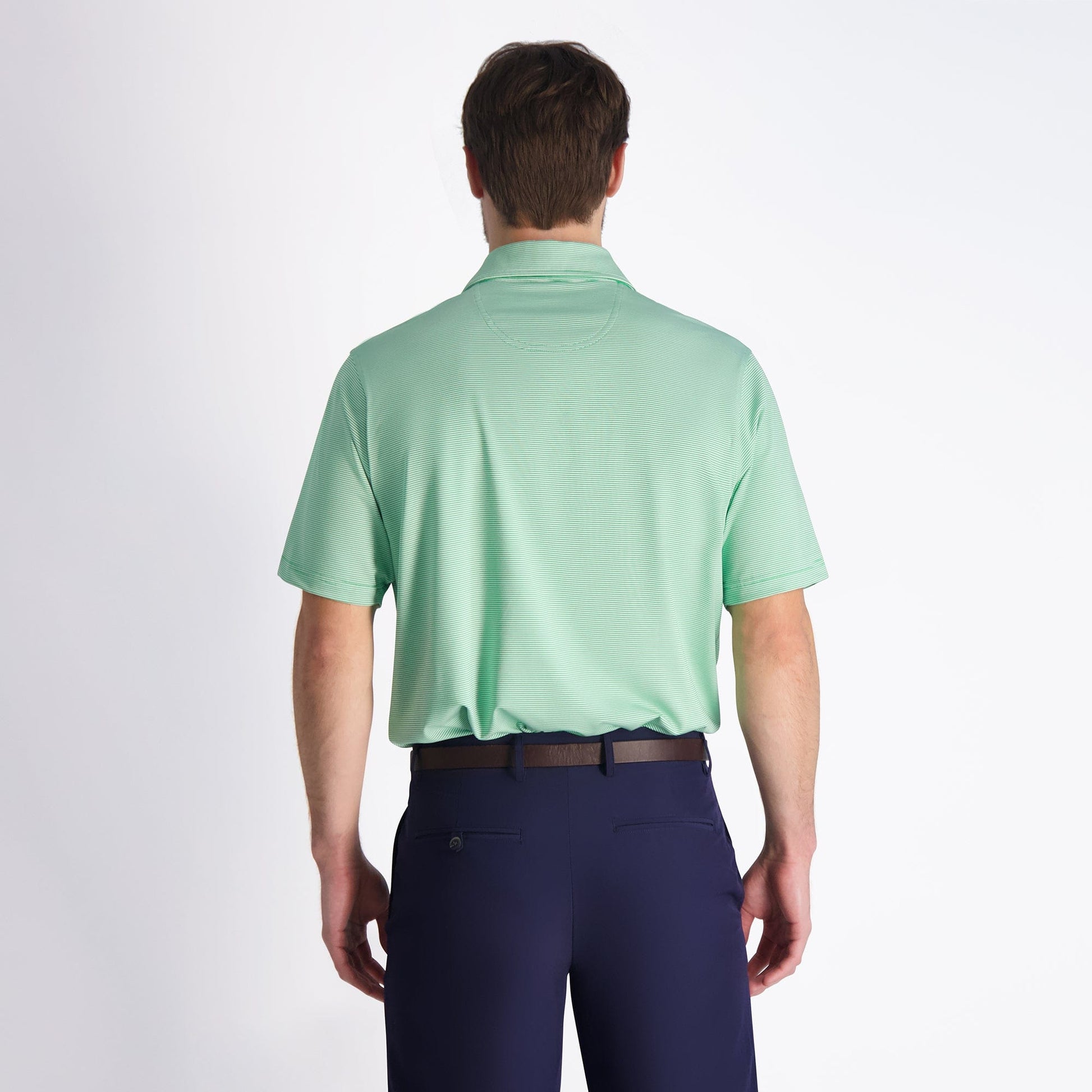 USA Mini Stripe Jersey Polo - Fairway & Greene
