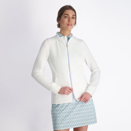 WHITE/ISLAND BLUE