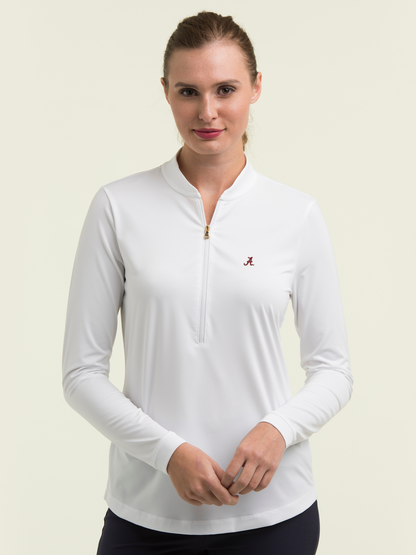 ALABAMA | CAT LONG SLEEVE ZIP | COLLEGIATE