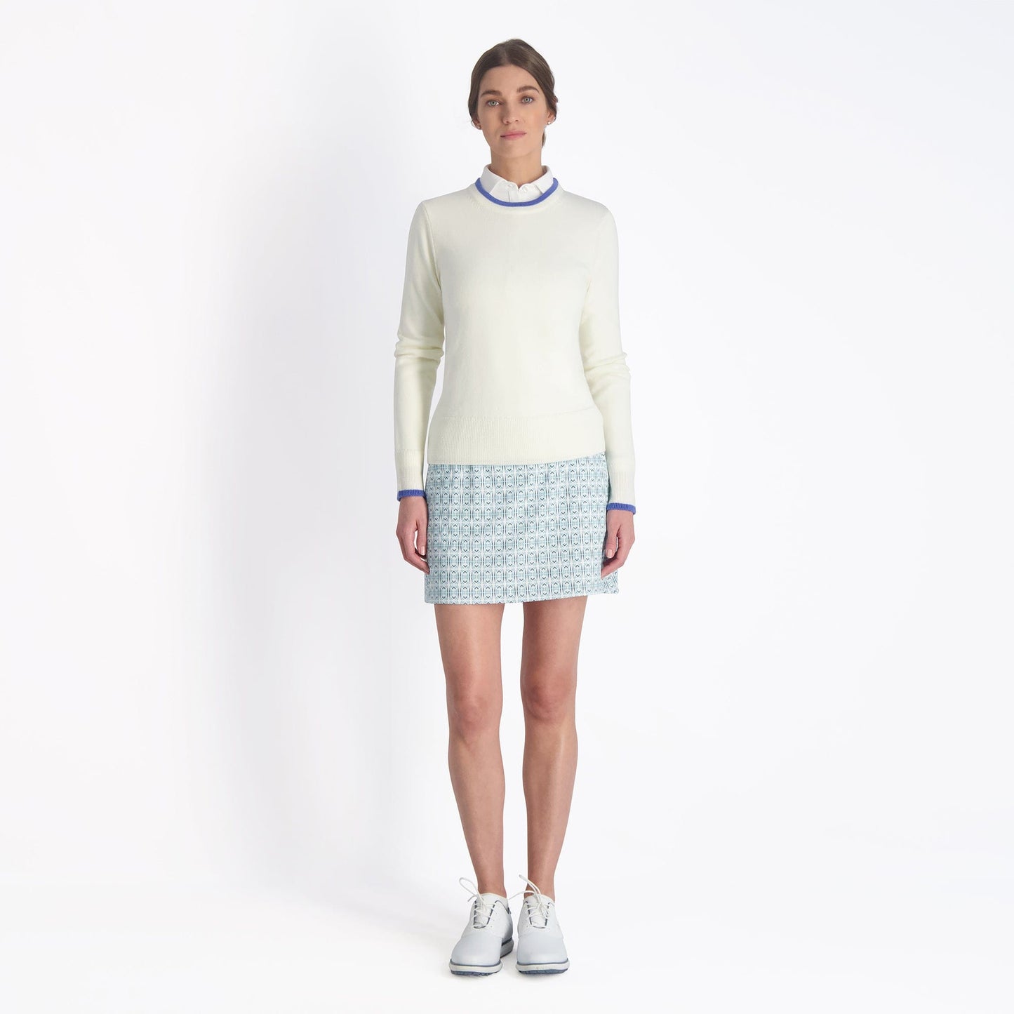 WHITE/ISLAND BLUE