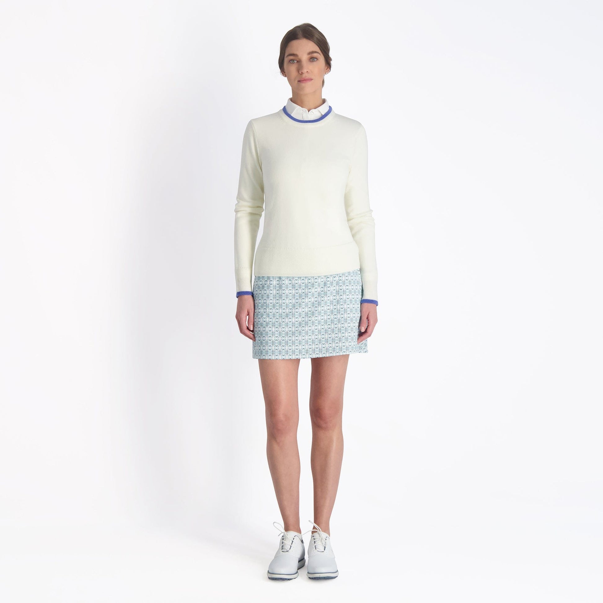 WHITE/ISLAND BLUE