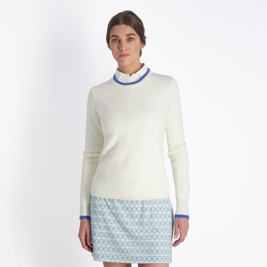 WHITE/ISLAND BLUE