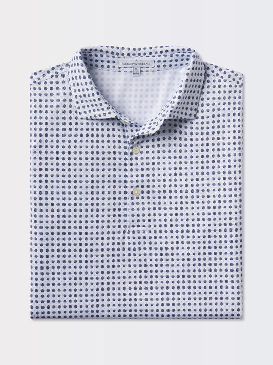 SEASIDE DAISY PRINT POLO
