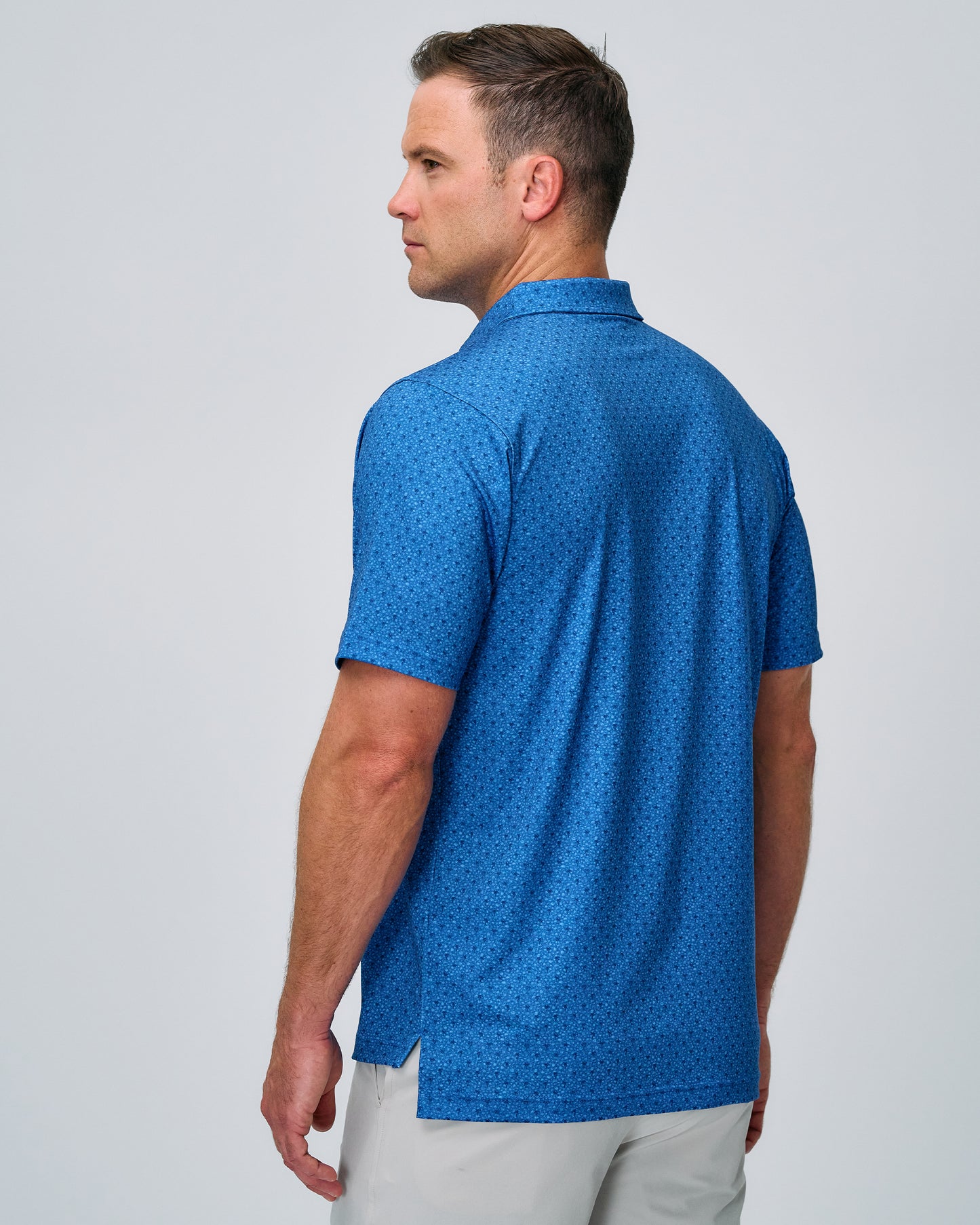 FREMONT PALM PRINT POLO