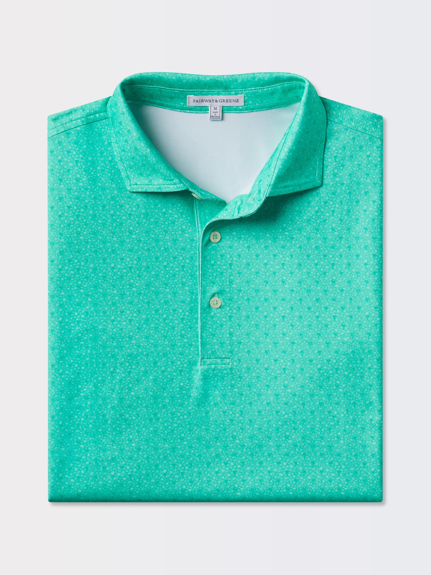 FREMONT PALM PRINT POLO