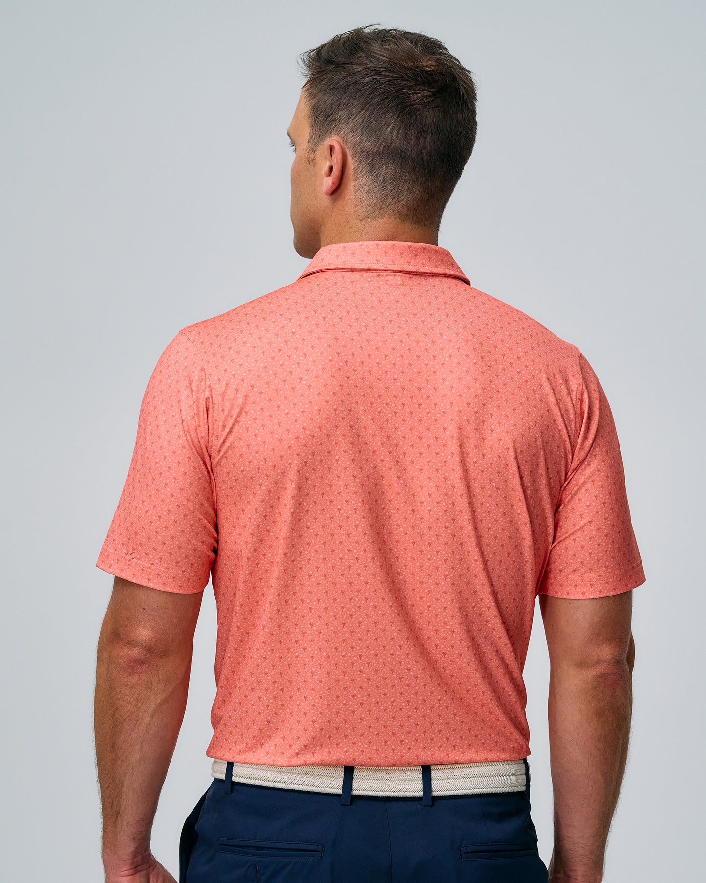 FREMONT PALM PRINT POLO