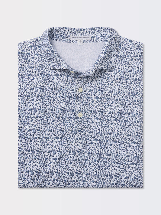 INDEPENDENCE DAY PRINT POLO
