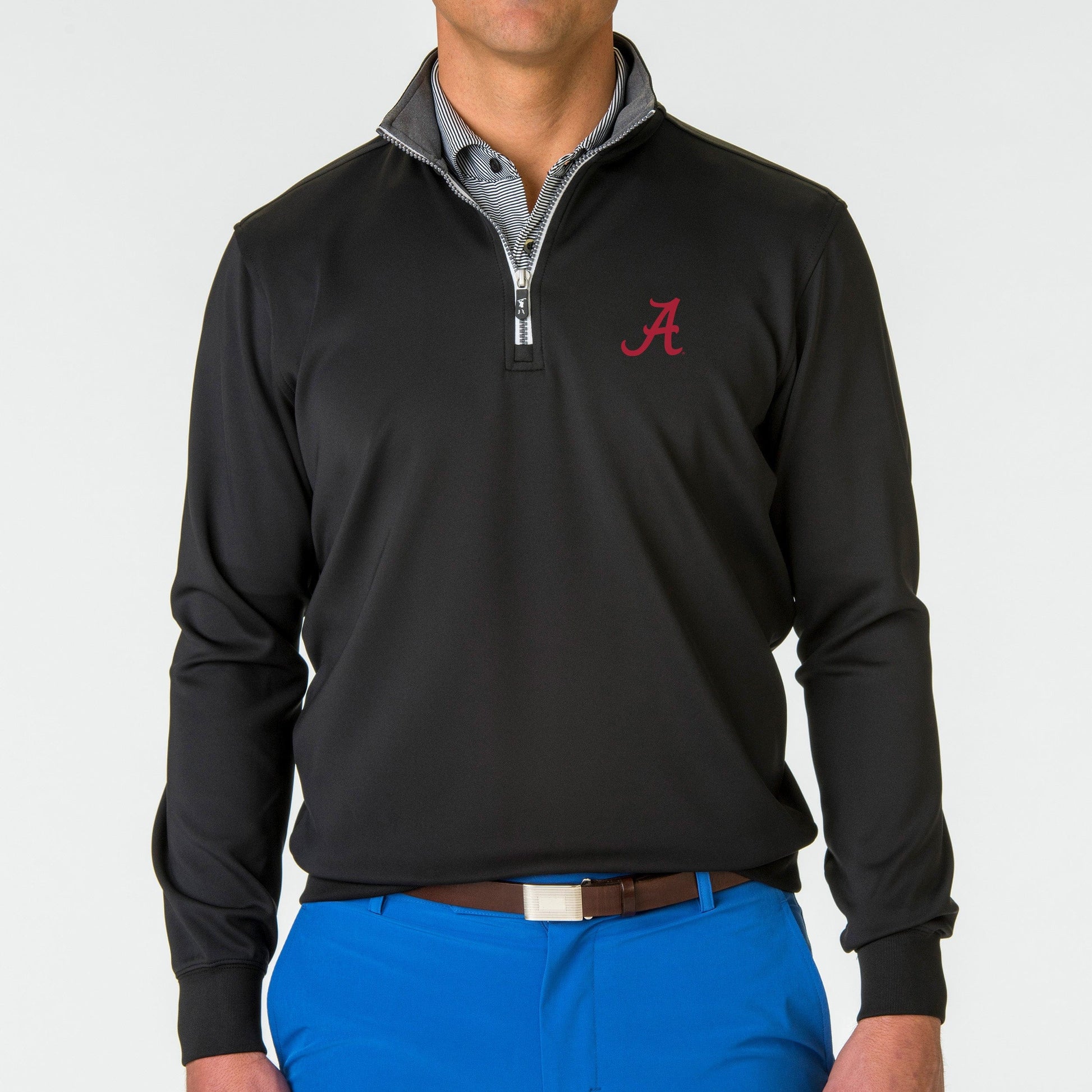 Alabama | Caves Quarter Zip Pullover | Collegiate - Fairway & Greene