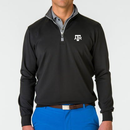 Texas A&M | Caves Quarter Zip Pullover | Collegiate - Fairway & Greene