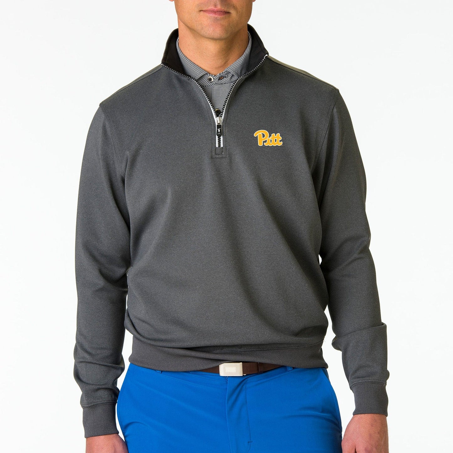 Pitt | Caves Quarter Zip Pullover | Collegiate - Fairway & Greene