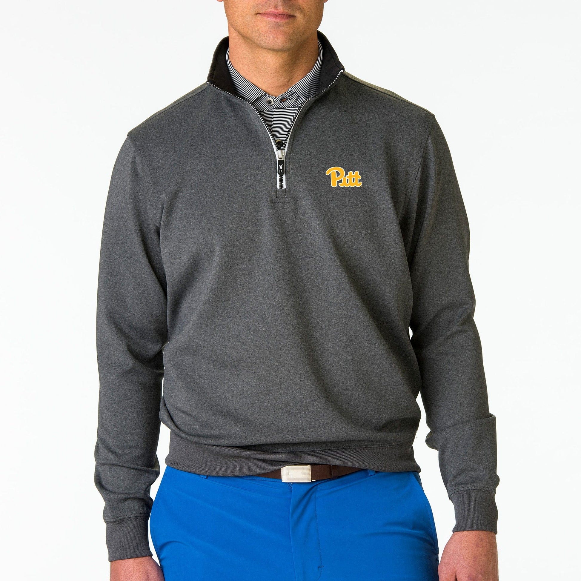 Pitt | Caves Quarter Zip Pullover | Collegiate - Fairway & Greene