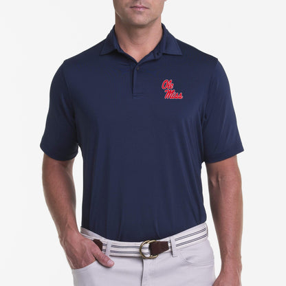 Ole Miss | USA Tournament Solid Tech Jersey Polo | Collegiate - Fairway & Greene
