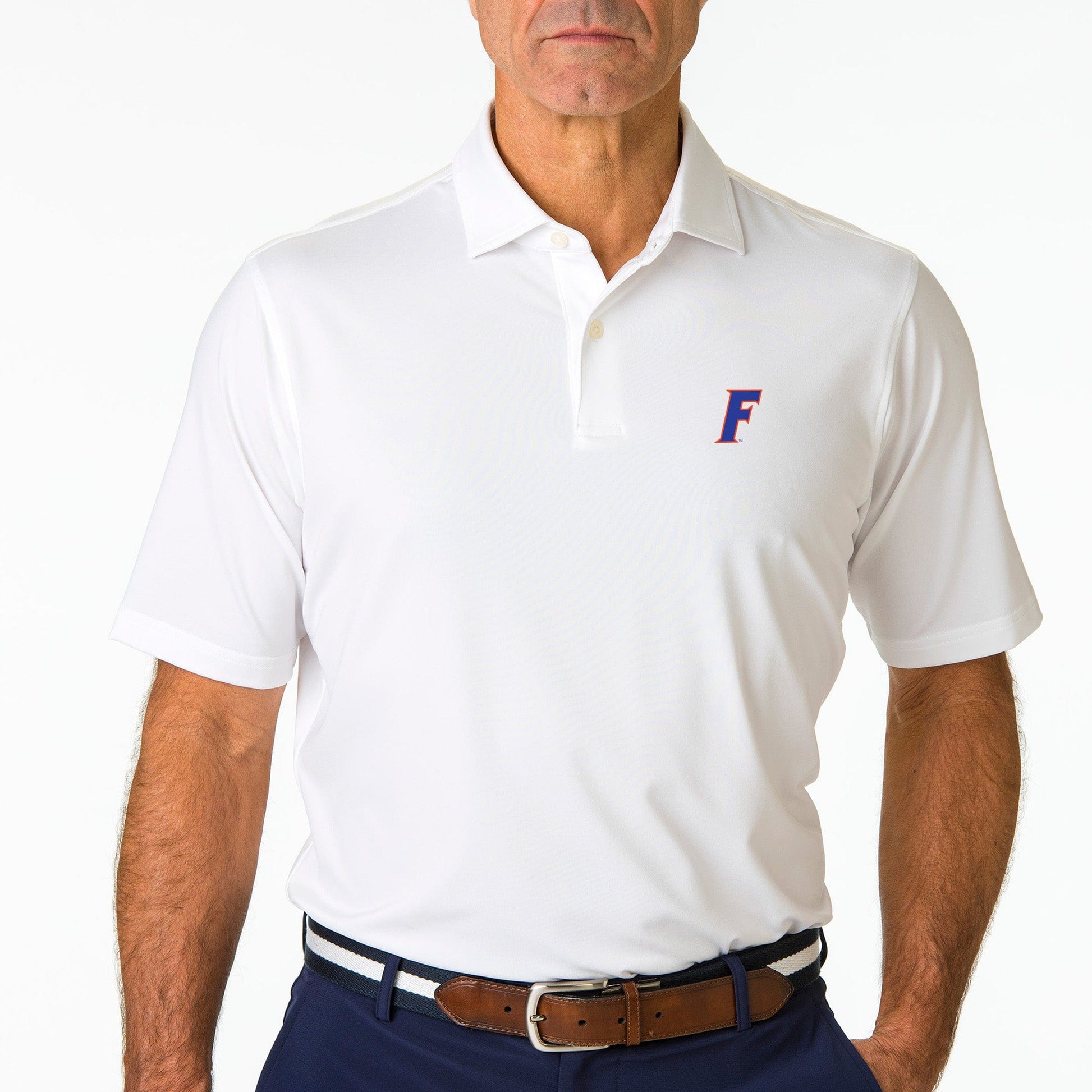 Florida | USA Tournament Solid Tech Jersey Polo | Collegiate - Fairway & Greene