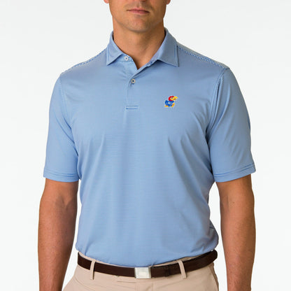 Kansas | USA Mini Stripe Jersey Polo | Collegiate - Fairway & Greene