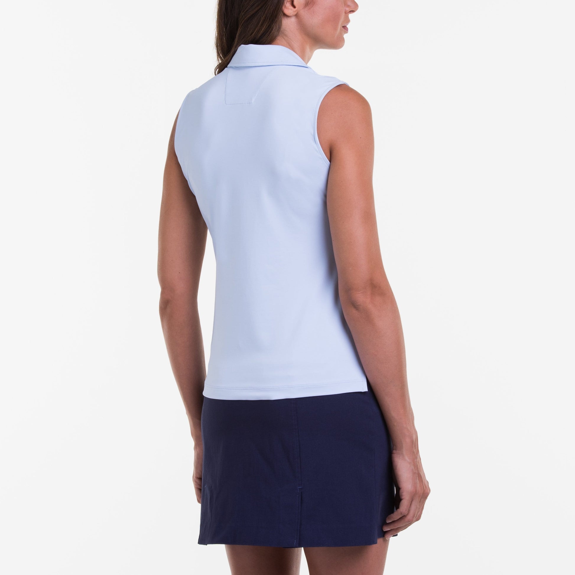 SLEEVELESS CHARLOTTE JERSEY POLO - Fairway & Greene