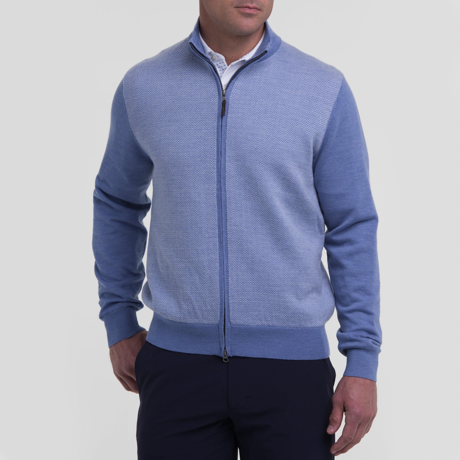 HEATHERED BLUE