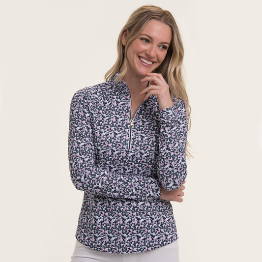 NOLA ZIP MOCK - Sale - Fairway & Greene