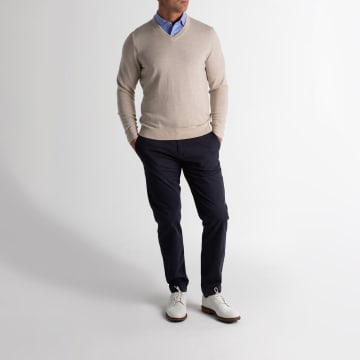 Baruffa Merino Classic V-neck Sweater-Sale