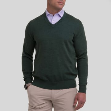 Baruffa Merino Classic V-neck Sweater - SALE