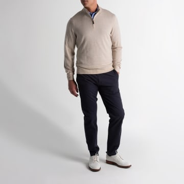 Baruffa Merino Quarter Zip Sweater