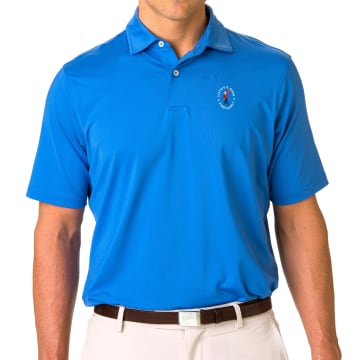 2024 US Open USA Tournament Solid Tech Jersey Polo