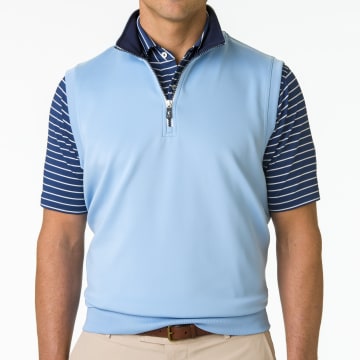 Caves Solid Quarter Zip Vest