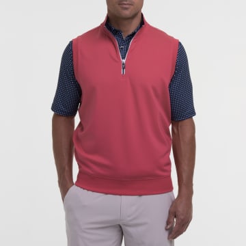 Caves Solid Quarter Zip Vest - Sale