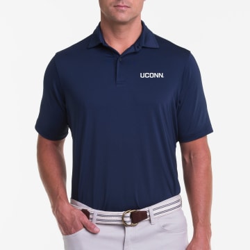UConn | USA Tournament Solid Tech Jersey Polo | Collegiate