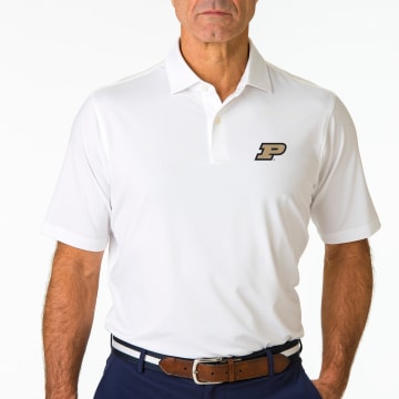 Purdue | USA Tournament Solid Tech Jersey Polo | Collegiate