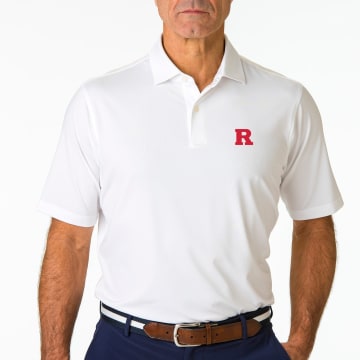Rutgers | USA Tournament Solid Tech Jersey Polo | Collegiate