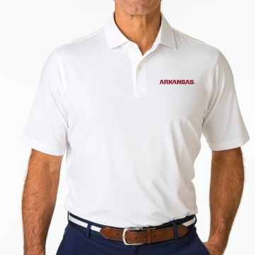 Arkansas | USA Tournament Solid Tech Jersey Polo | Collegiate