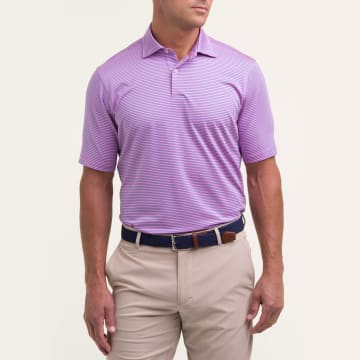 Owens Stripe Tech Polo