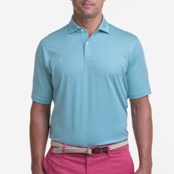 Owens Stripe Tech Polo - SALE