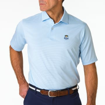 2023 PGA Championship USA Mini Stripe Jersey Polo